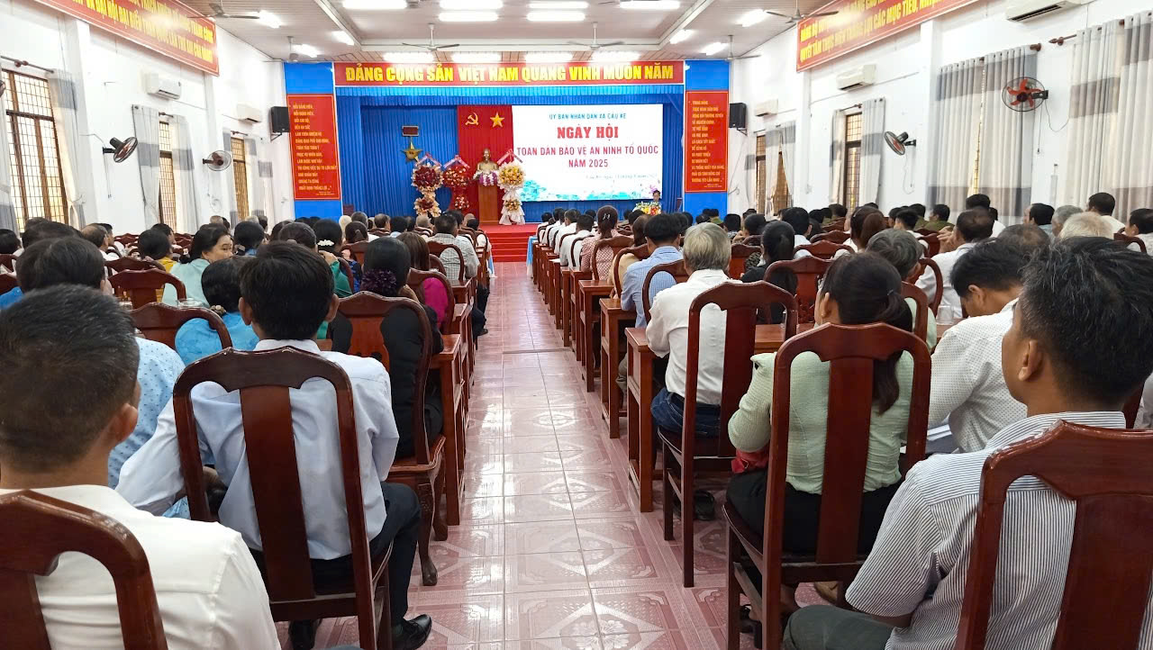 Xã Cầu Kè tổ chức Ngày hội toàn dân bảo vệ an ninh Tổ quốc năm 2025